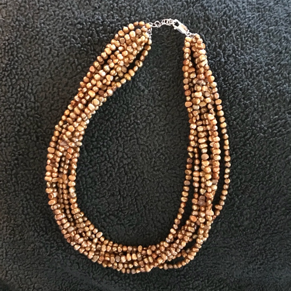 Silpada Copper Pearl Necklace